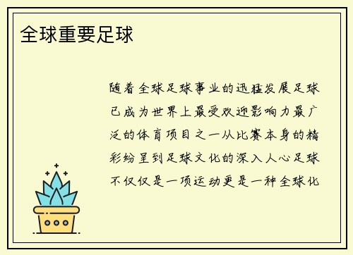 全球重要足球